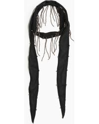 H&M - Chiffonschal mit Fransen - Lyst