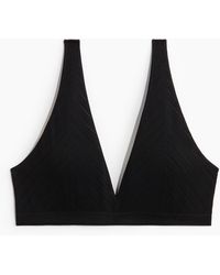 H&M - Nahtloser Soft-BH aus Pointelle-Jersey - Lyst