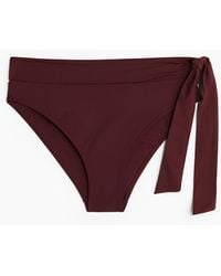 H&M - Bas de maillot High Waist avec détail à nouer - Lyst