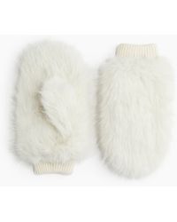 H&M - Flauschige Fäustlinge - Lyst