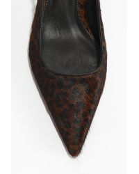 H&M - Slingpumps aus Leder mit Kitten Heels - Lyst