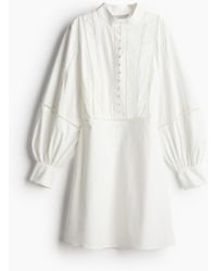 H&M - Kleid mit Hohlsäumen - Lyst
