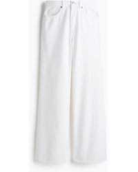 H&M - Wide Ultra High Jeans - Lyst