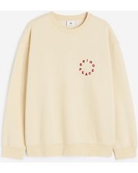 H&M - Bedrucktes Sweatshirt in Loose Fit - Lyst