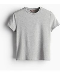 H&M - T-shirt ajusté - Lyst