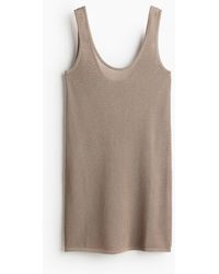 H&M - Mini-Strandkleid in Ajourstrick - Lyst