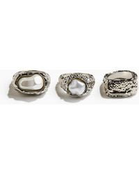 H&M - 3er-Pack Ringe - Lyst