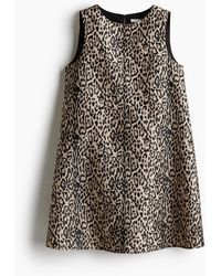 H&M - Jacquardgeweven Shift-jurk - Lyst