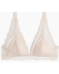 H&M - Soutien-Gorge Souple Et Paddé En Dentelle - Lyst