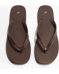 H&M - Zehensandalen aus Gummi - Lyst