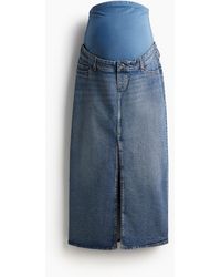 H&M - Mama Denim Midirok - Lyst