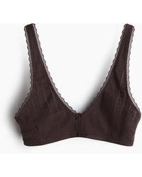 H&M - Soft-BH mit Pointellemuster - Lyst