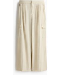 H&M - Pantalon Cargo Large - Lyst