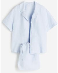 H&M - Pyjama en lin mélangé - Lyst