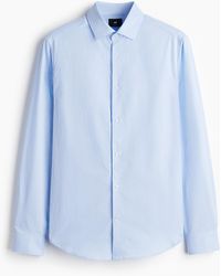 H&M - Baumwollhemd in Slim Fit - Lyst