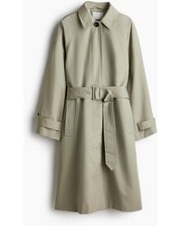 H&M - Car Coat mit Gürtel - Lyst