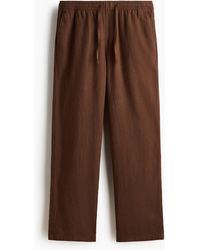 H&M - Hose aus Leinenmix in Relaxed Fit - Lyst