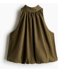 H&M - Haltertop Met Bubble-hem - Lyst