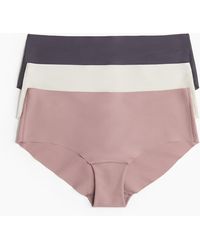 H&M - Lot De 3 Culottes Hipster Invisibles - Lyst