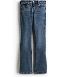 H&M - Flared Low Jeans - Lyst