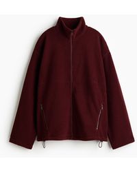 H&M - Jacke aus Teddyfleece - Lyst