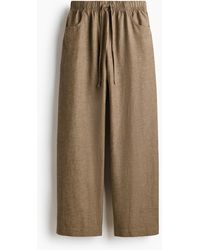 H&M - Rechte Broek Met Drawstring - Lyst
