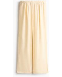 H&M - Weite Hose aus Leinengemisch - Lyst