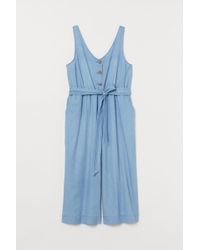 H&M H & M+ Jumpsuit aus Denim - Blau