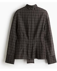 H&M - Blouse Met Strikkraag - Lyst