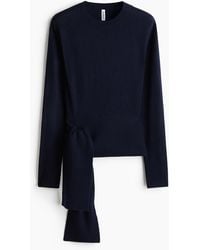 H&M - Pullover mit Bindedetail - Lyst