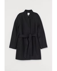 H&M Wool-blend Coat - Black