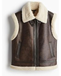 H&M - Veste sans manches double face - Lyst