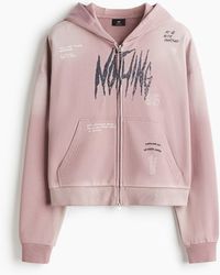 H&M - Oversized Capuchonvest - Lyst