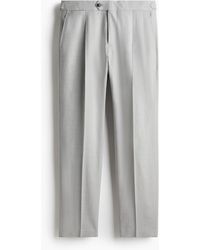 H&M - Hose aus Wollmix in Regular Fit - Lyst