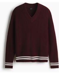H&M - Pull Boxy Fit En Maille Côtelée - Lyst