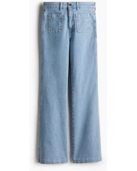 H&M - Flared Ultra High Jeans - Lyst