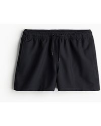 H&M - Borg Solid Swim Shorts - Lyst