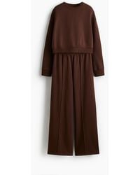 H&M - 2-piece sweatshirt set - Lyst