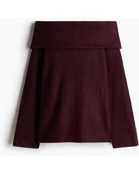 H&M - Schulterfreier Pullover - Lyst