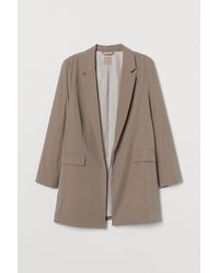 H&M H & M+ Longblazer - Braun