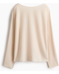 H&M - Pullover mit U-Boot-Ausschnitt - Lyst