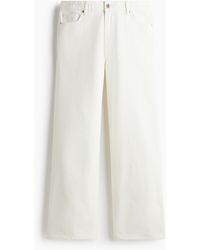 H&M - Wide Regular Jeans - Lyst