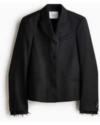 H&M - Single-breasted Blazer Van Wolmix - Lyst