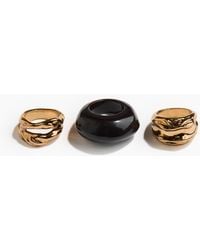 H&M - 3er-Pack Ringe - Lyst