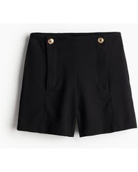 H&M - Shorts mit Zierknöpfen - Lyst