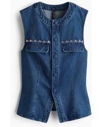 H&M - Jeansgilet - Lyst