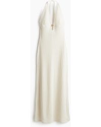 H&M - Ajourgebreide Jurk Met Decoraties - Lyst