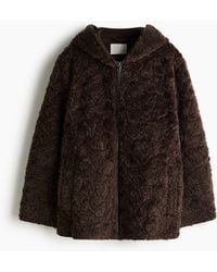 H&M - Teddy Jack Met Capuchon - Lyst