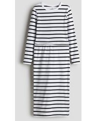 H&M - Ensemble Côtelé 2 Pièces Avec Top Et Jupe - Lyst