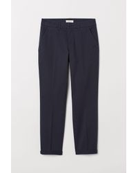H&M Chino 7/8 - Bleu